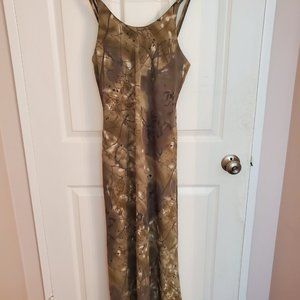 Long Olive Green Dress - Suzy Shier | Size Small (3) | Vintage 90's Chic